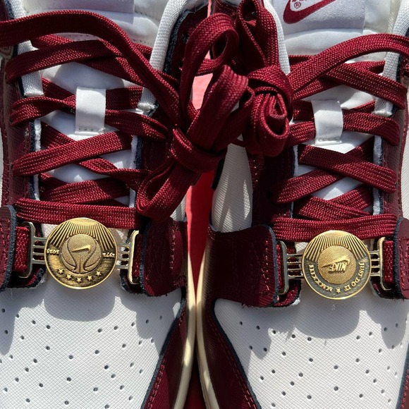 NIKE DUNK JUST DO IT SAIL/TEAM RED - Picture 4 of 4